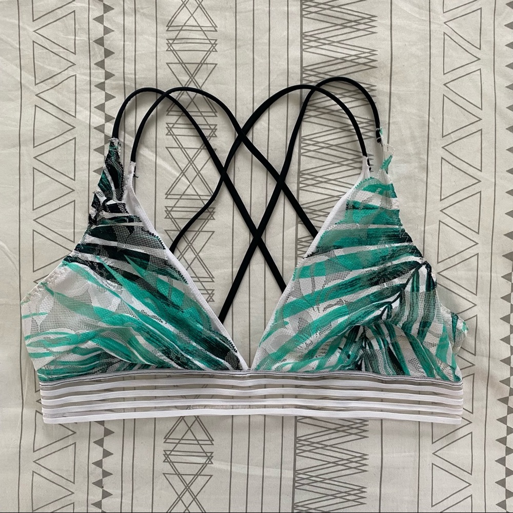 Pink Mesh Bralette